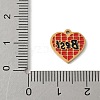 304 Stainless Steel Enamel Charms STAS-P388-19C-G-3