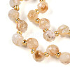 Natural Yellow Quartz Beads Strands G-T141-47-3