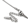 Non-Tarnish 304 Stainless Steel Pendant Necklaces NJEW-G120-03P-4