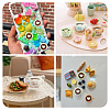 42Pcs 7 Colors Coffee Cup Resin Mini Model DJEW-TA0001-40-8