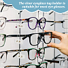AHADERMAKER 100Pcs Transparent PVC Glasses Price Tags Sleeve CDIS-GA0001-04-5