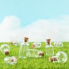 10Pcs Round Glass Bottle CON-FS0001-01-5