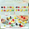  55Pcs 11 Styles Opaque Resin Decoden Cabochons CRES-NB0001-34-4