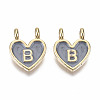 Alloy Enamel Charms X-ENAM-T012-02B-RS-2