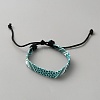 Ethnic Style Polyester Cord Braided Bracelets for Men Women BJEW-WH0022-66A-1