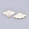 Electroplate Freshwater Shell Pendants SHEL-T012-04-2