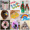 12 Rolls 12 Colors Twisted Straw Paper Cords OCOR-TA0002-96-9