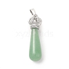 Natural Green Aventurine Pendants G-G976-01P-11-2