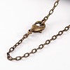 Brass Cable Chain Necklaces NJEW-JN01537-01-2