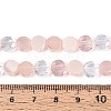 Electroplate Glass Beads Strands X-EGLA-N022-03A-A08-4