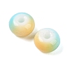 Opaque Spray Painted Glass Beads X1-GLAA-G118-01A-2