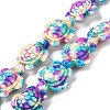 Synthetic Turquoise Dyed Beads Strands X-G-P507-05C-1