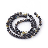 Natural Black Lip Shell Bead Strands X-SSHEL-Q298-02-2