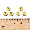 Brass Rhinestone Spacer Beads RB-A014-Z6mm-28G-2