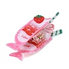 PVC Plastic Claw Hair Clips for Women Girl OHAR-D001-07B-3