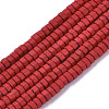 Spray Painted Non-magnetic Synthetic Hematite Beads Strands G-R468-02A-07-1