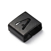 Ion Plating(IP) 304 Stainless Steel Square Slide Charms STAS-L132-13A-B-2