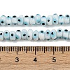Handmade Evil Eye Lampwork Beads Strands LAMP-A007-02A-02-4