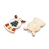 Christmas Theme Alloy Enamel Pendants ENAM-T020-33F-2