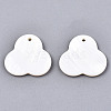 Natural Freshwater Shell Pendants SHEL-N026-133-2