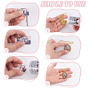 2Pcs Oval Iron Safety Pins JEWB-UN00002-5