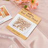 Beebeecraft 50Pcs Brass Beads KK-BBC0012-09B-6