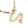 304 Stainless Steel Link Chain Necklaces NJEW-JN03084-03-3