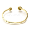 Rack Plating Brass Cuff Bangles BJEW-P336-11G-3