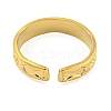 304 Stainless Steel Open Cuff Ring for Women RJEW-S406-01G-01-3