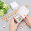 Marble Pattern Foldable Creative Kraft Paper Box CON-WH0077-13A-3