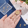 BENECREAT 10Pcs 5 Style Brass Charms KK-BC0009-58-3