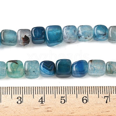 Natural Dragon Veins Agate Beads Strands G-G177-E17-01-1
