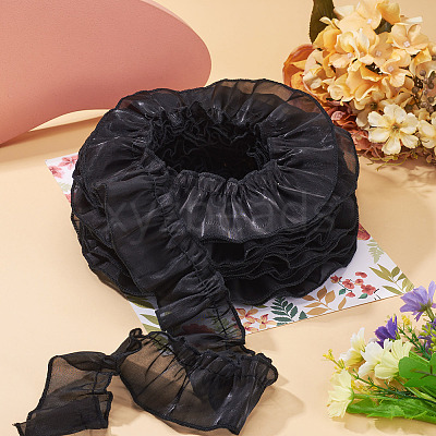 Polyester Lace Ribbon OCOR-TAC0035-25B-1