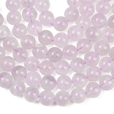 Natural Lavender Amethyst Beads Strands G-Z136-A01-8mm-1