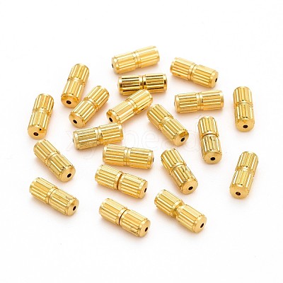 Brass Screw Clasps KK-E368-G-1