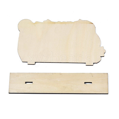Wood Tabletop Display Decorations WOOD-N005-72-1