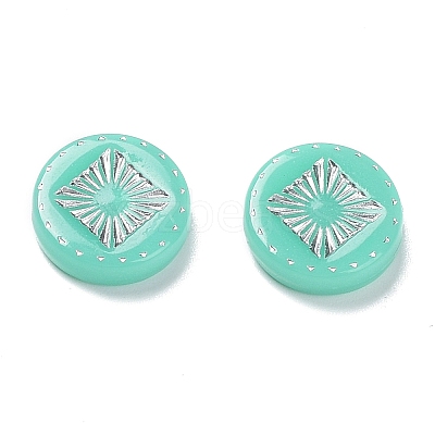 Opaque Acrylic Beads LS-OACR-G016-07D-1