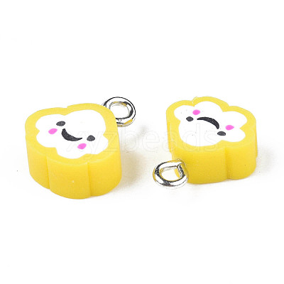 Handmade Polymer Clay Charms LS-CLAY-N006-37B-01H-1