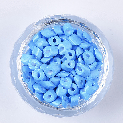 6/0 Baking Paint Glass Seed Beads SEED-S034-A06-1
