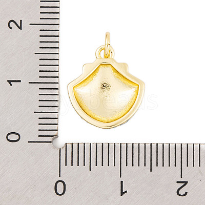 Rack Plating Brass Enamel Pendants X-KK-P269-09G-04-1