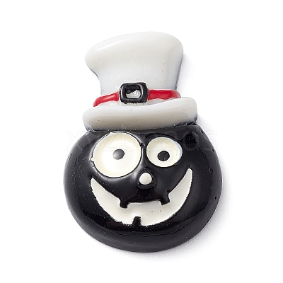 Halloween Opaque Resin Cabochons LS-RESI-K019-53A-1
