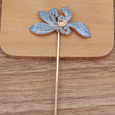 Alloy Enamel Hair Stick Findings WG34580-04-1