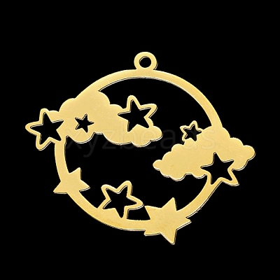 201 Stainless Steel Pendants STAS-T056-LA342-2-1