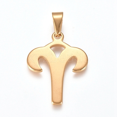 304 Stainless Steel Pendants STAS-L210-06C-G-1