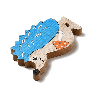 Autumn Single Face Printed Wood Cabochons WOOD-I010-01C-1