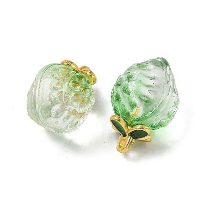 Transparent Glass Pendants GLAA-P072-03G-07-1