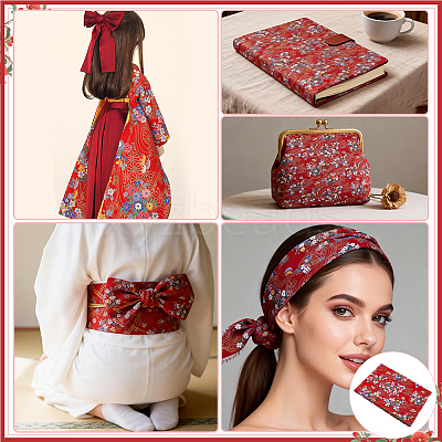 Japanese-style Cotton Fabric DIY-WH0780-30A-1