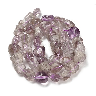 Natural Purple Phantom Quartz Purple Lodolite Quartz Beads Strands G-P497-01E-39A-1