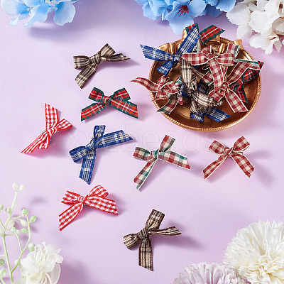 30Pcs 6 Colors Cloth Alligator Hair Clips PHAR-TA0001-18-1