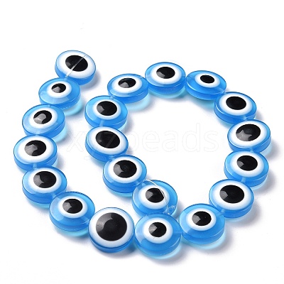 Resin Imitation Lampwork Beads Strands RESI-F032-01H-1